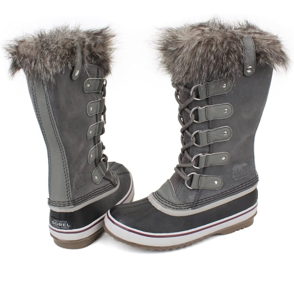 EUC Sorel Joan of Arctic snow boots Quarry sz 8